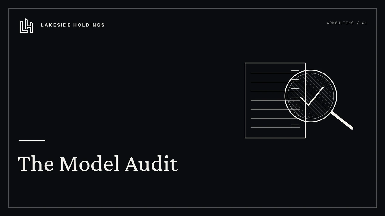 The Model Audit cover