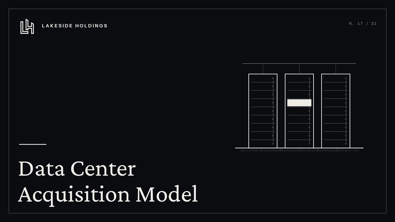 Data Center Acquisition Model cover