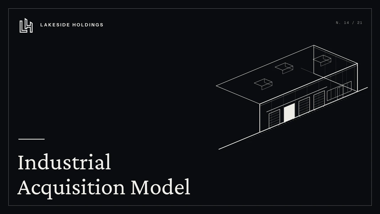 Industrial Acquisition Model cover