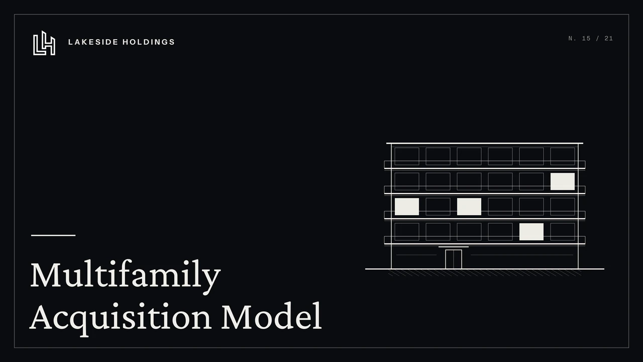 Multifamily Acquisition Model cover