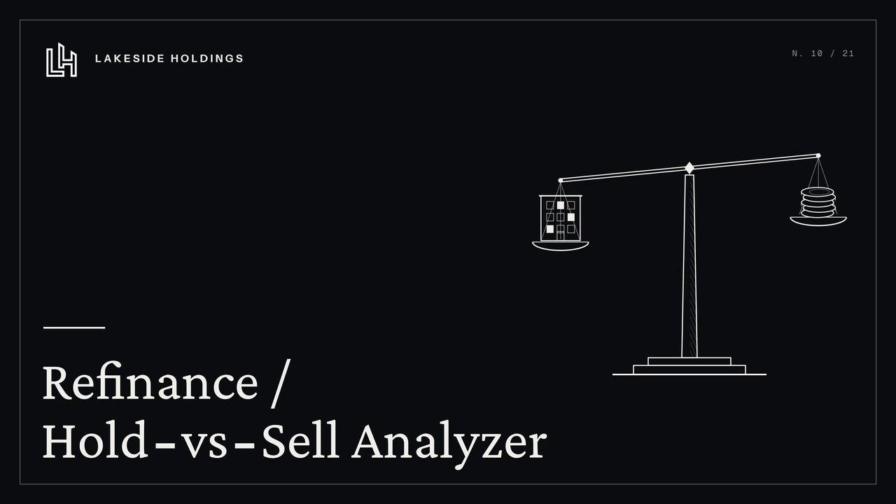 Refinance / Hold-vs-Sell Analyzer cover