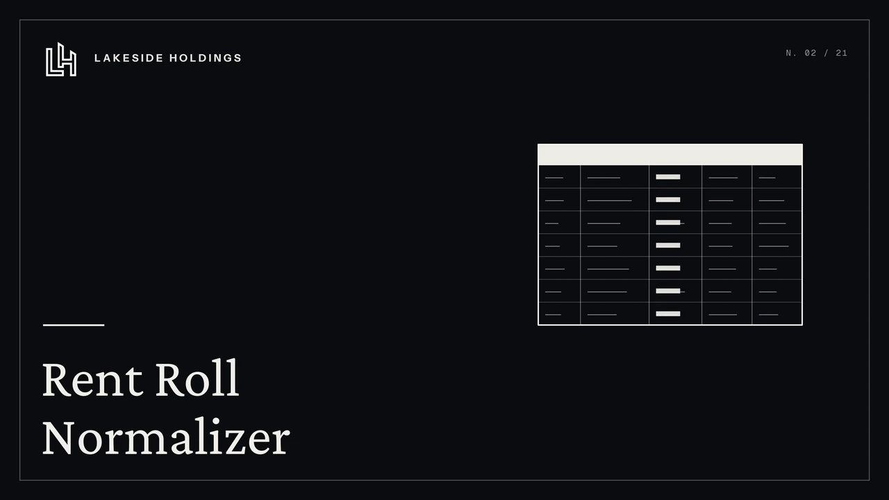 Rent Roll Normalizer cover