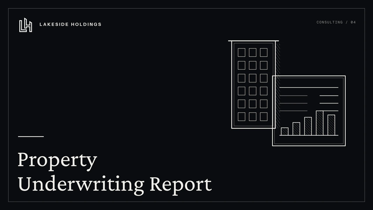 Property Underwriting Report cover